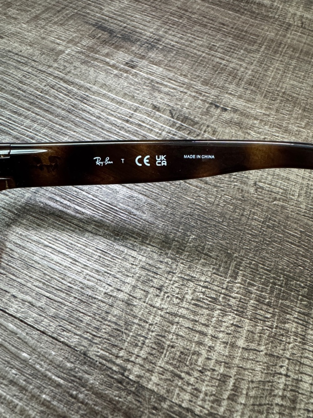 Ray-Ban Rb4194 Polished Light Havana/Brown Rectangle Sunglasses - Picture 8 of 12